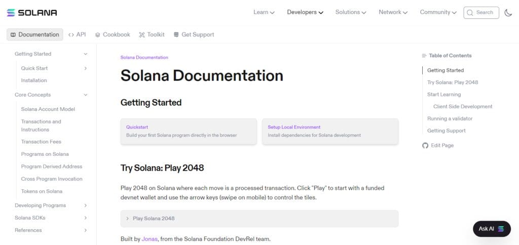 Where To Learn Blockchain Programming | Top Courses & Resources 5 Solana Docs