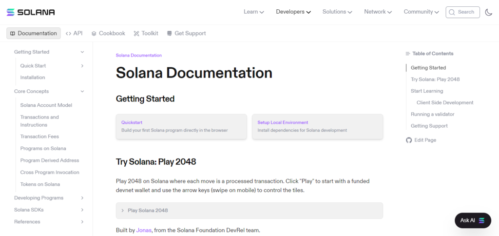 Solana Docs 