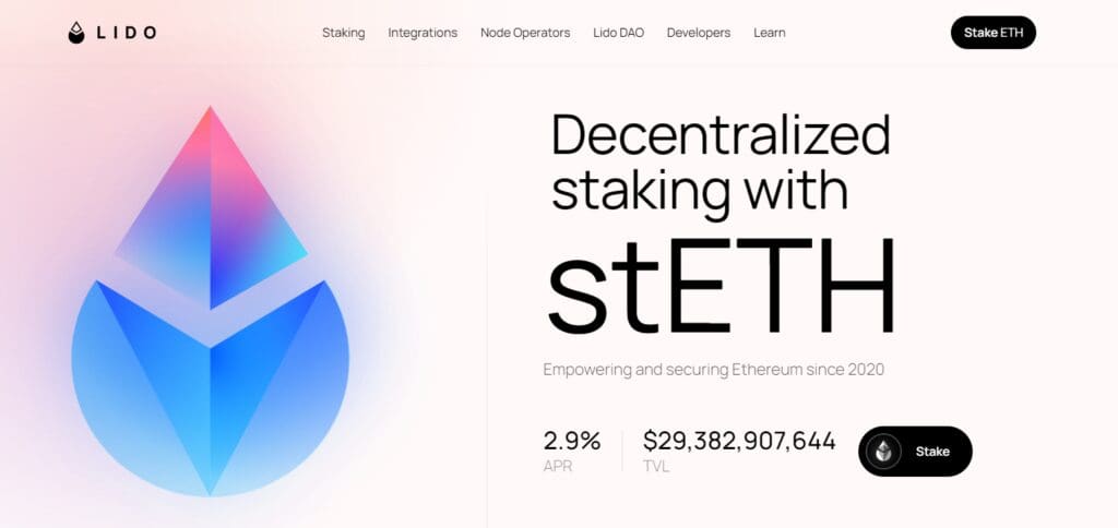 10 Top Liquid Staking Coins By Market Cap 3 Wrapped stETH (WSTETH)