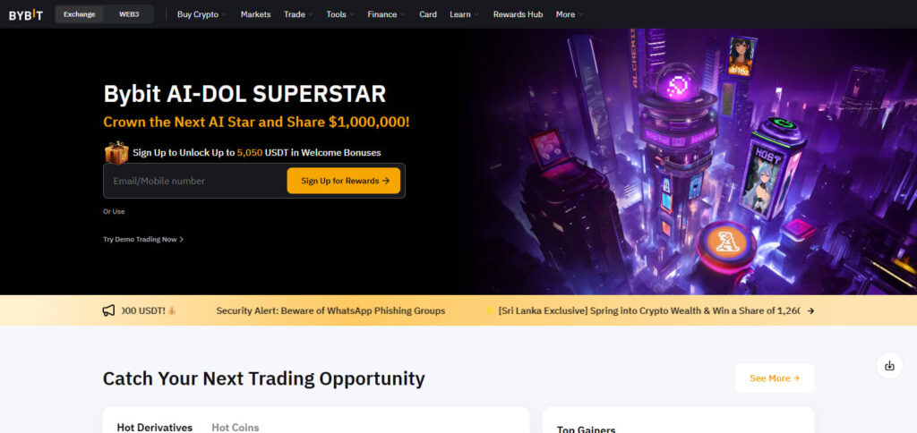 Bybit Top Margin Trading Platforms For Crypto 