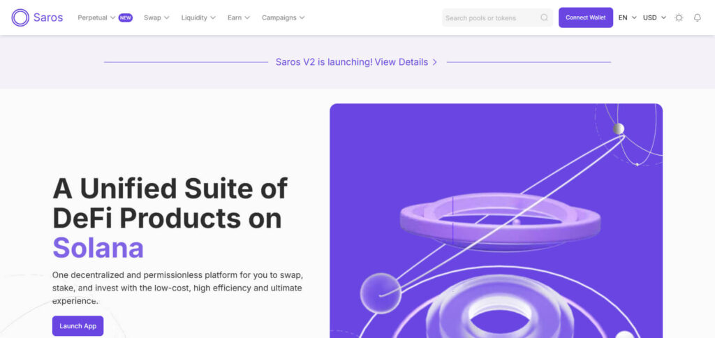Saros Finance Top Decentralized Exchanges (Dexs) In The Solana Ecosystem