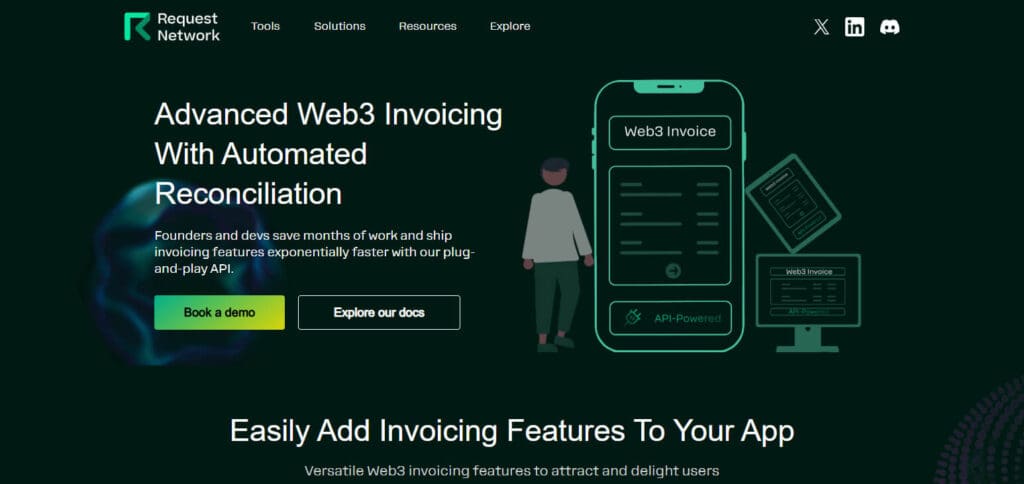 9 Best Cryptocurrency Invoice Platforms In 2025 5 Request Network Crypto Invoice