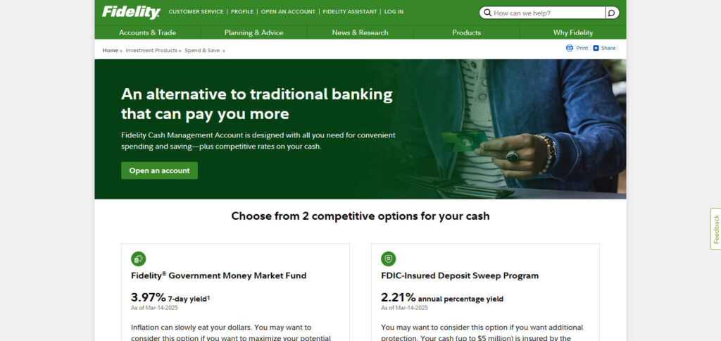 Fidelity Cash Management Account