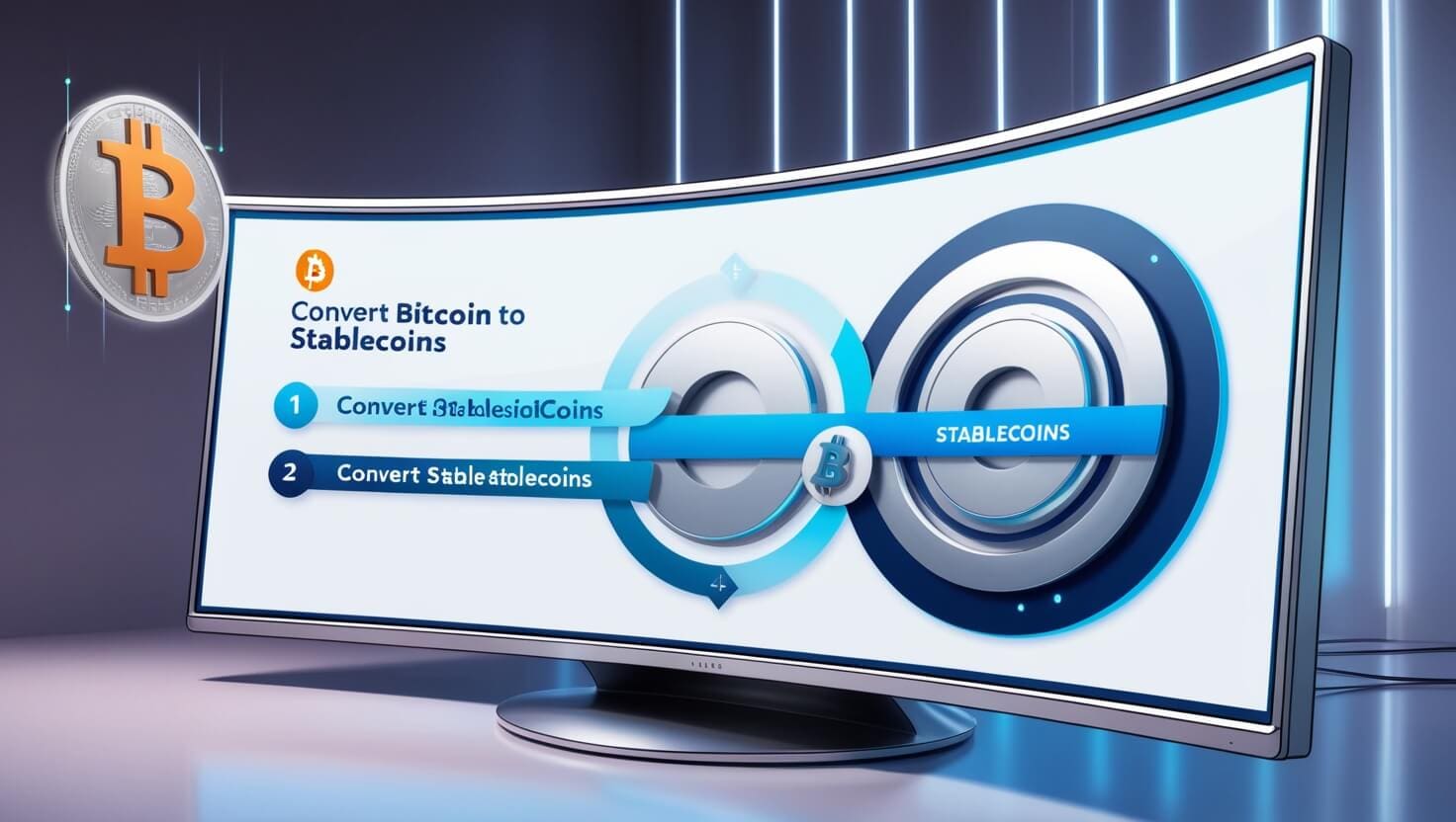 How to Convert Bitcoin to Stablecoins Easily & Securely
