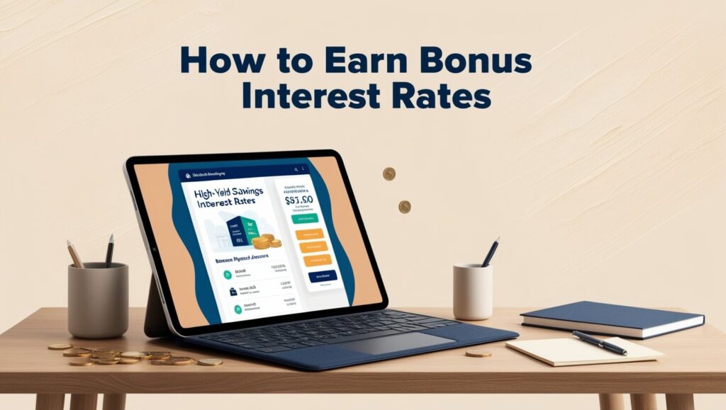 How to Earn Bonus Interest Rates Steps By Steps 