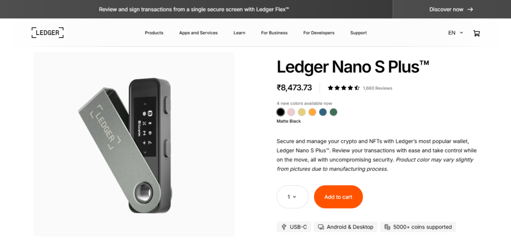 Ledger Nano S Plus