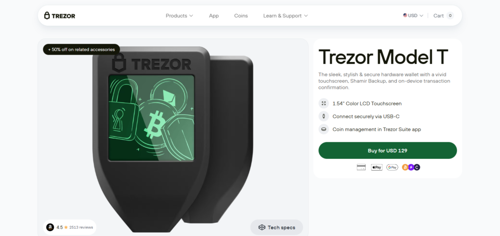 Trezor Model T