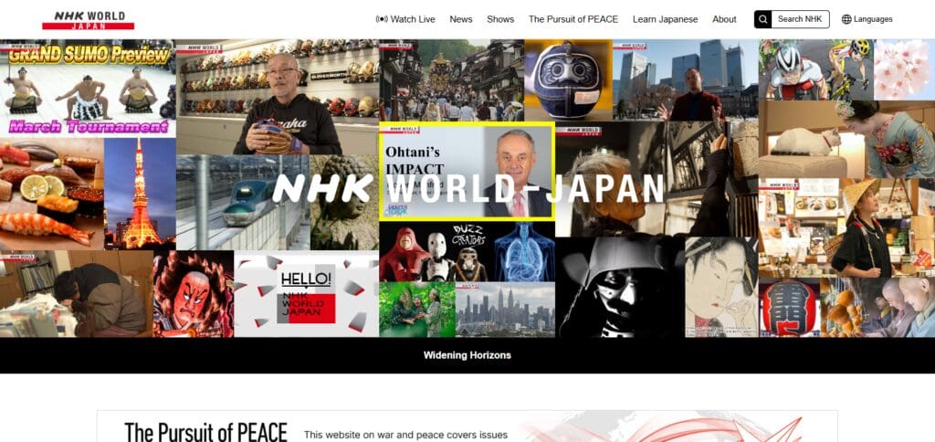 10 Best Regional Asia Japan News & Media Platforms Online 3 NHK World - Japan