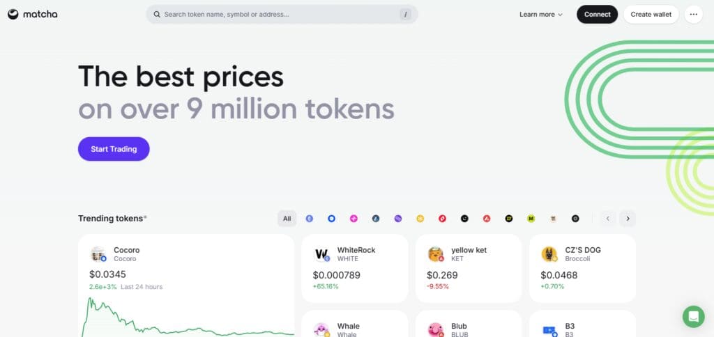 10 Best Cross-Chain Aggregators For Small Transactions 5 Matcha