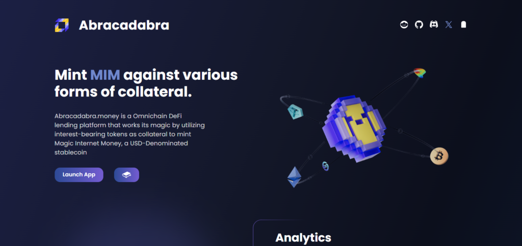 MIM (Magic Internet Money) Decentralized Stablecoins