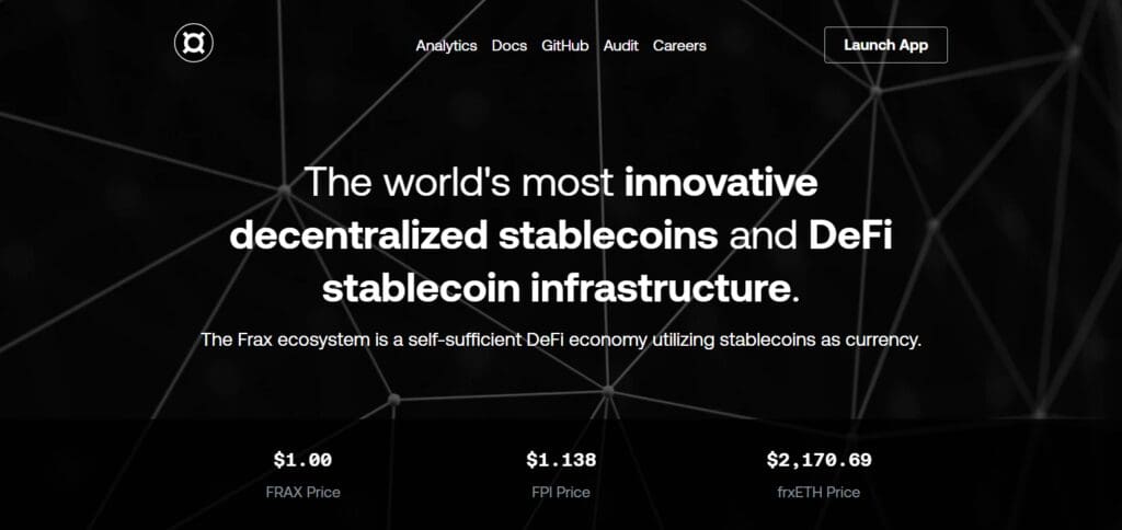 8 Top Decentralized Stablecoins for Secure & Stable Crypto Transactions 3 FRAX (Frax Finance) Decentralized Stablecoins
