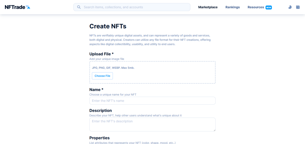 Create an Account
