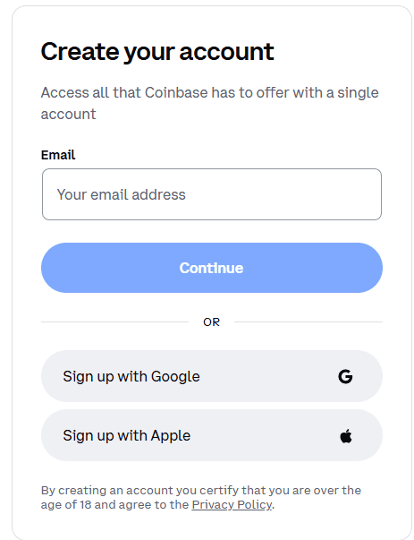 How to Convert Bitcoin to Stablecoins Easily & Securely 4 Create and Fund Your Coinbase Account