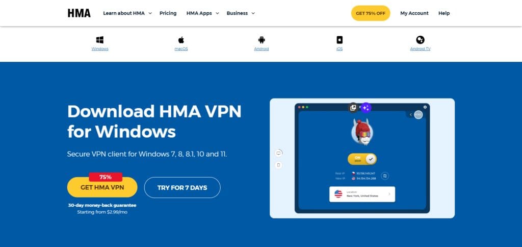10 Best VPN For Bybit In 2025: Most Secure Trading Experience 9 HideMyAss (HMA)
