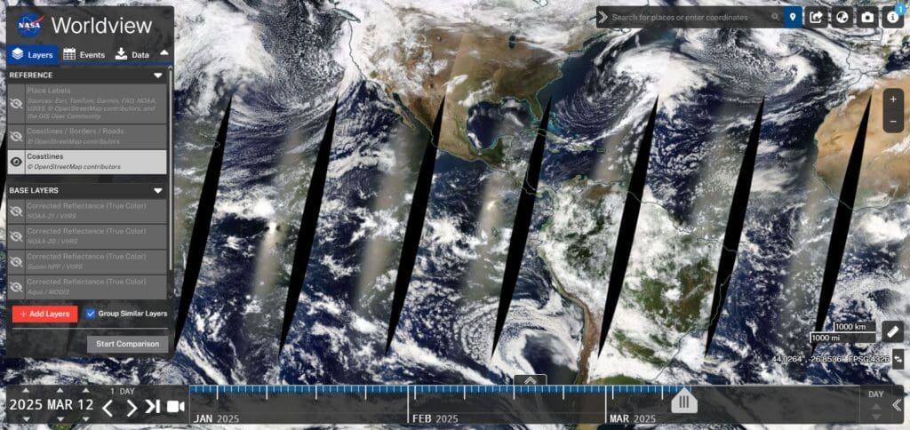 9 Best Google Earth Alternatives for Exploring the World 2 NASA Worldview Alternative of Google Earth
