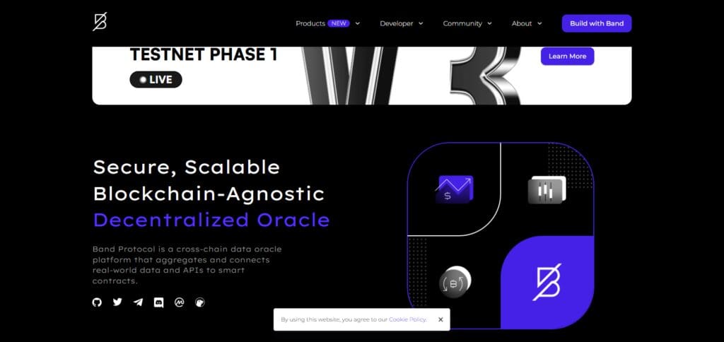 10 Best Blockchain Oracles to Watch in 2025 7 Band Protocol (BAND)