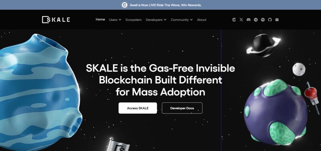 10 Best Modular Blockchain Tokens In 2025 8 SKALE