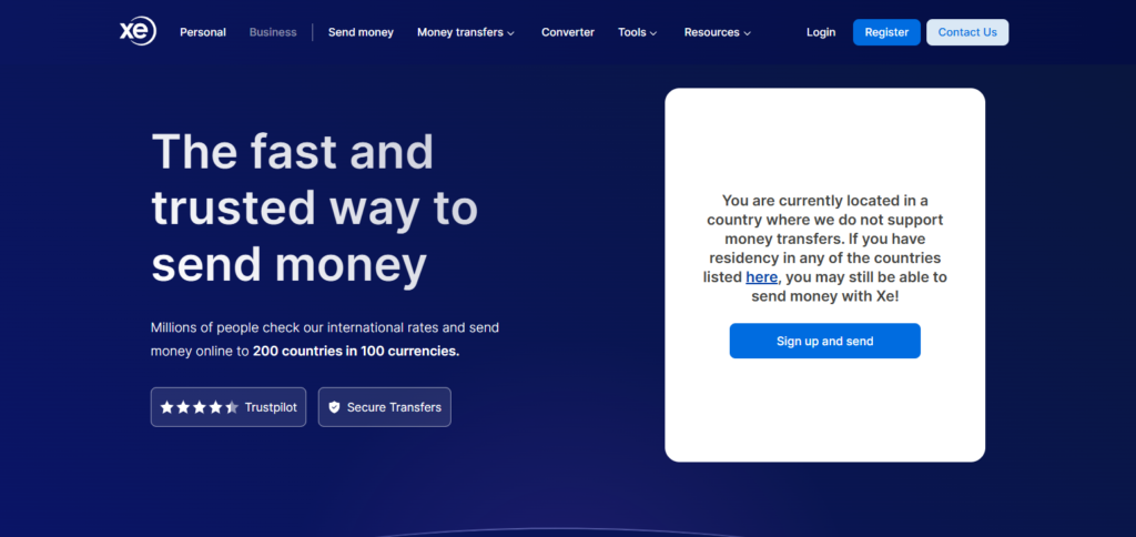 XE Money Transfer