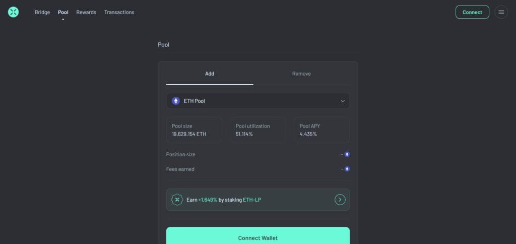 How To Provide Liquidity To Bridging Pools | Step-by-Step Guide 4 Entry To The Start Page: