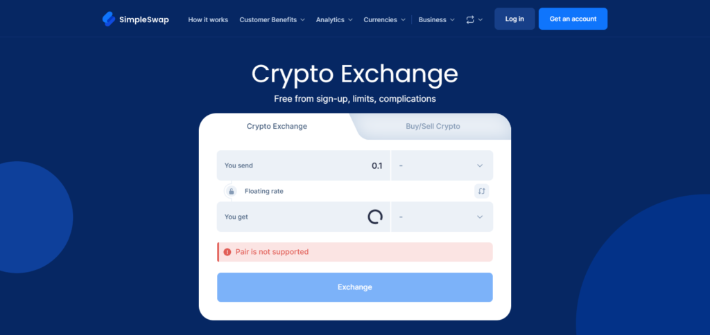 Visit the Swap Platform