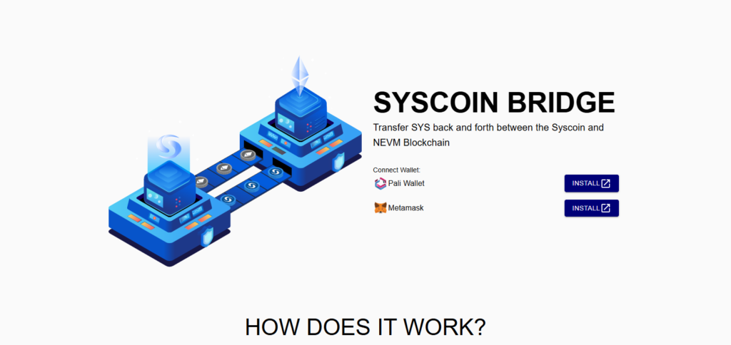 Visit the Syscoin Bridge Website