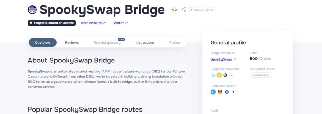 10 Best Cronos Bridges for Seamless Cross-Chain Transfers in 2025 8 SpookySwap Bridge