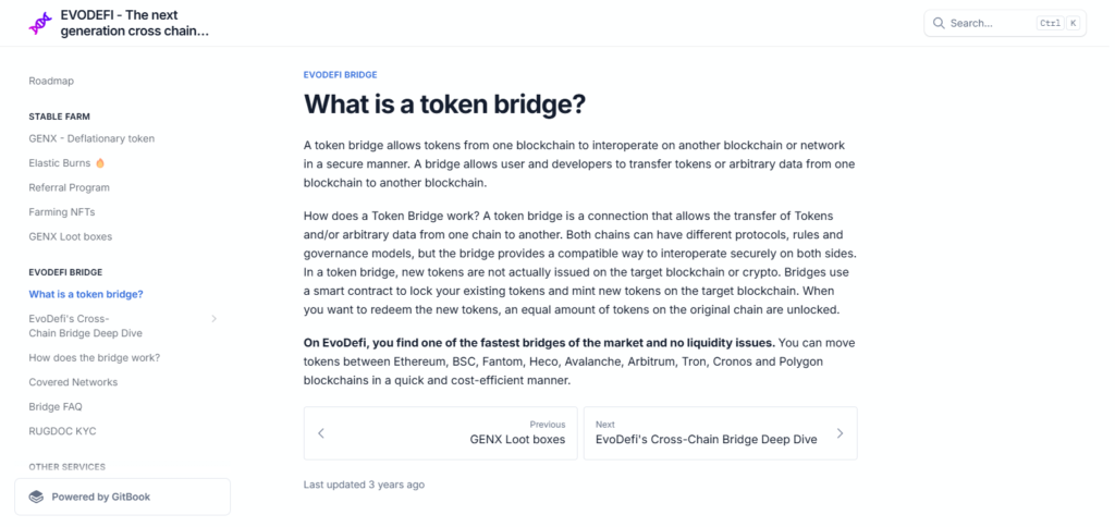 EVODeFi Token Bridge