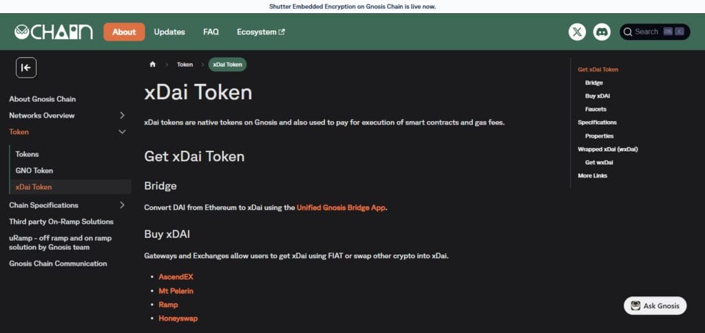 Top Ethereum Sidechains to Explore in 2025 8 xDai Chain