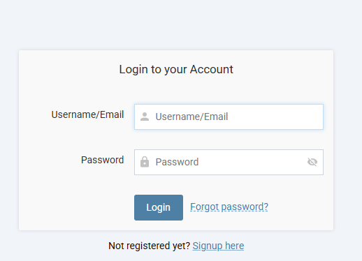 Creating an Account