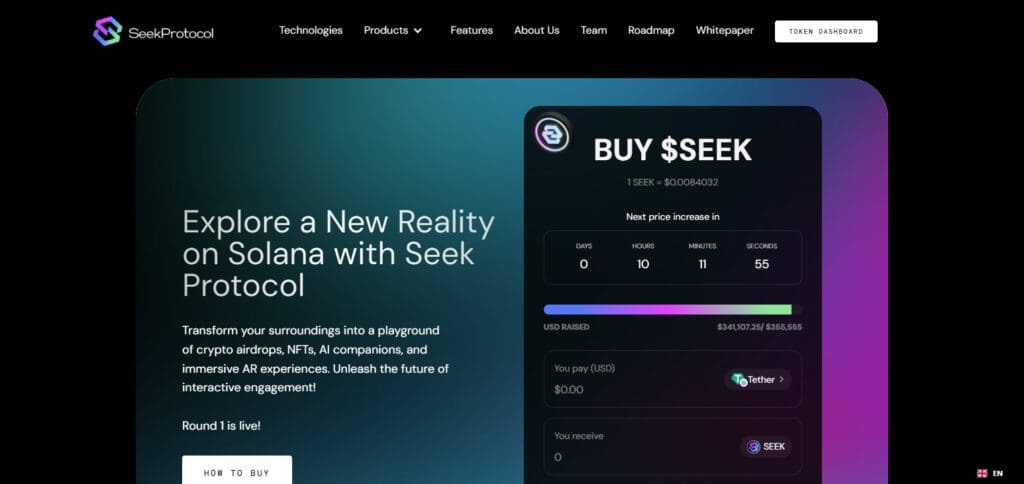 10 New Ethereum Tokens Launching Soon – Stay Ahead of the Market 7 Seek Protocol (SEEK)