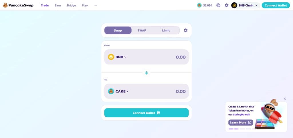 How to Do Yield Farming on Binance Smart Chain | Step-by-Step Guide 5 Access PancakeSwap