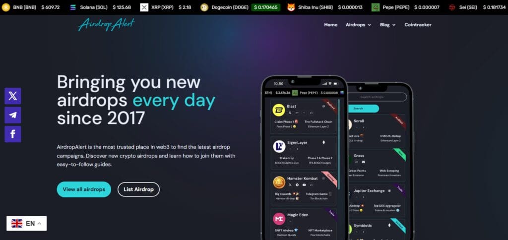 How to Find Airdrop Opportunities | Easy Tips for Free Crypto 2 Visit the Website