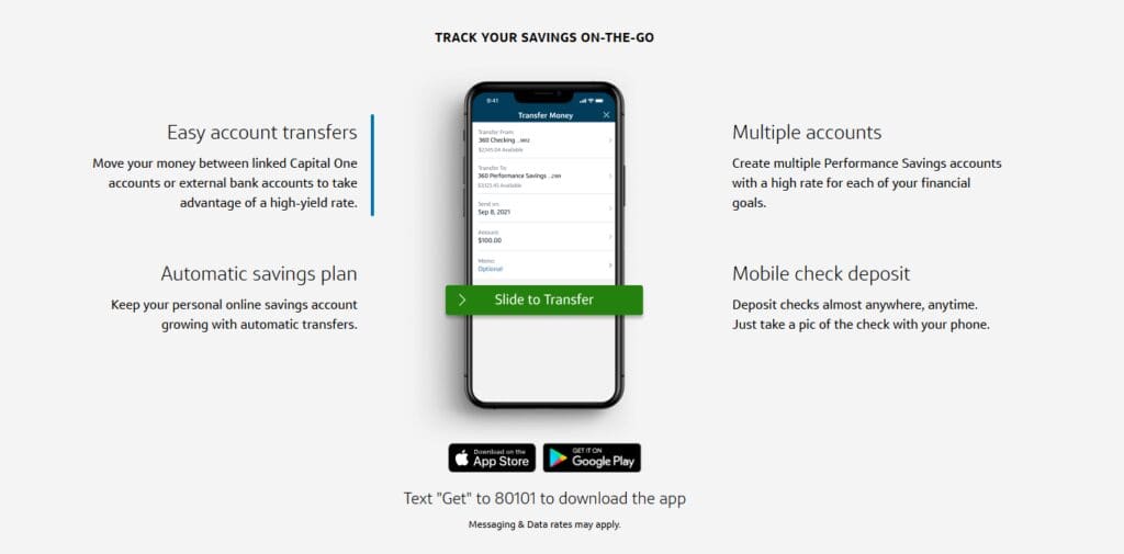 What is Capital One High Yield Savings Account 4 Online and Mobile Access