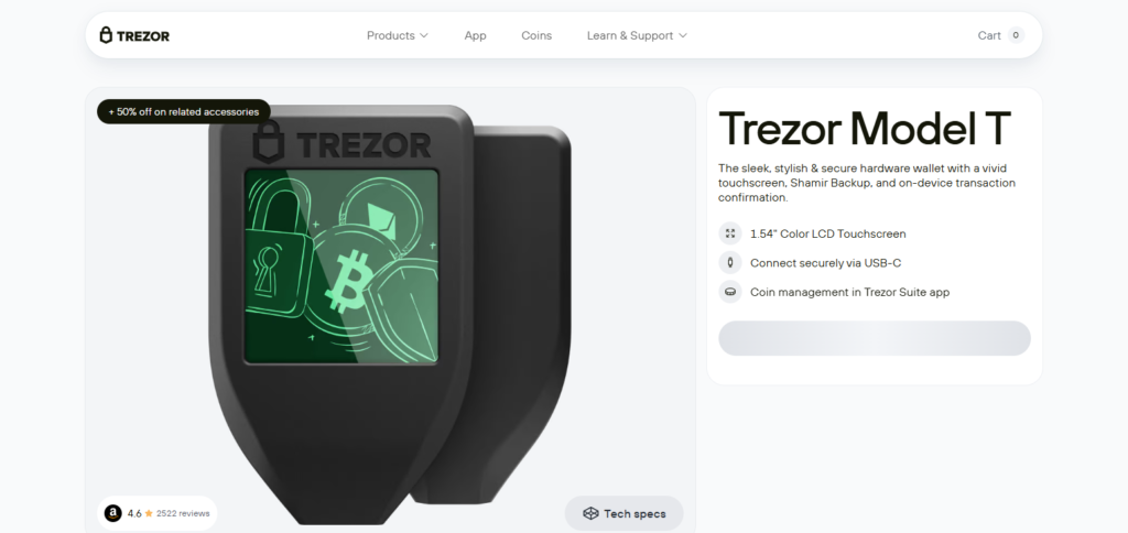 Trezor Model T​