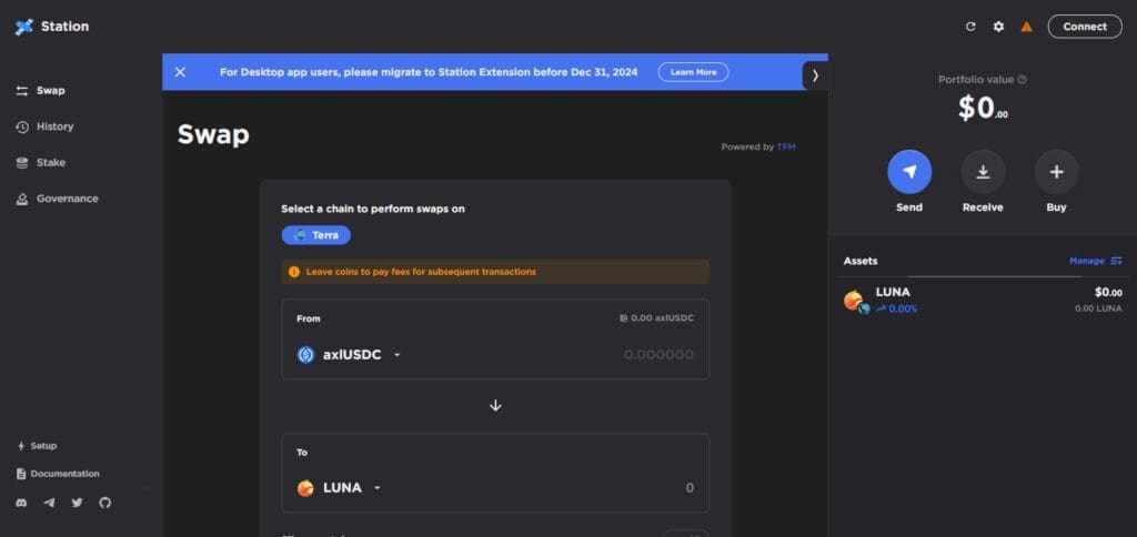 How to Stake Stablecoins on Anchor Protocol | Step-by-Step Guide 4 Set Up A Terra Station Wallet