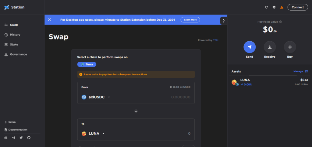 Set Up A Terra Station Wallet
