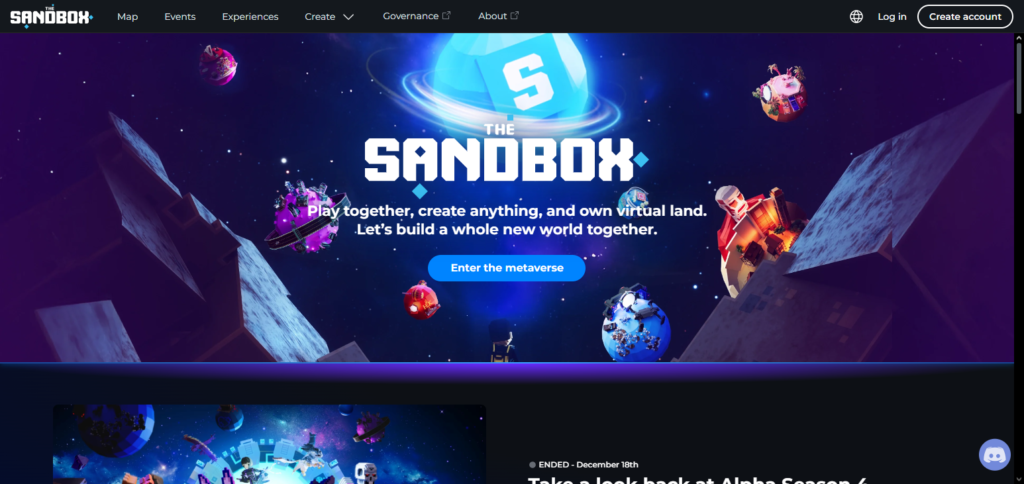 The Sandbox (SAND) Play To Earn Coins