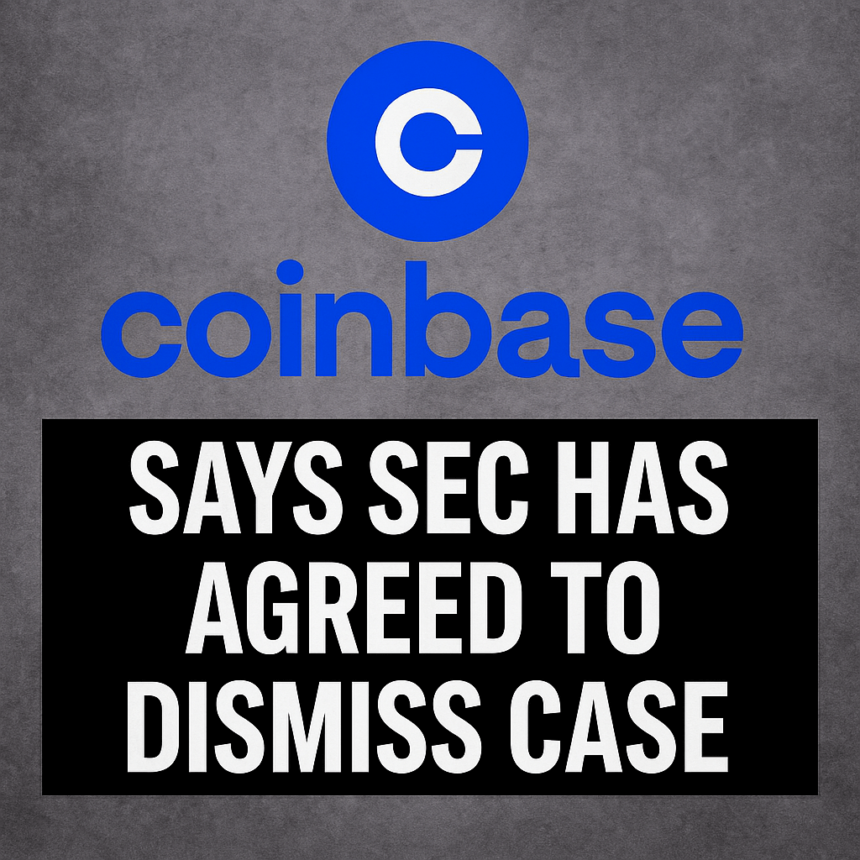 Coinbase Says Sec Has Agreed To Dismiss Case