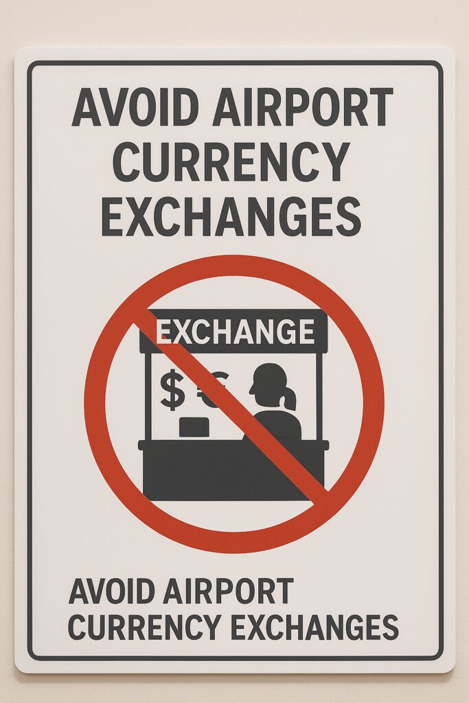 Avoid Airport Currency Exchanges