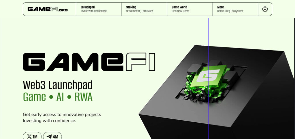 GameFi Crypto Launchpad For New Tokens