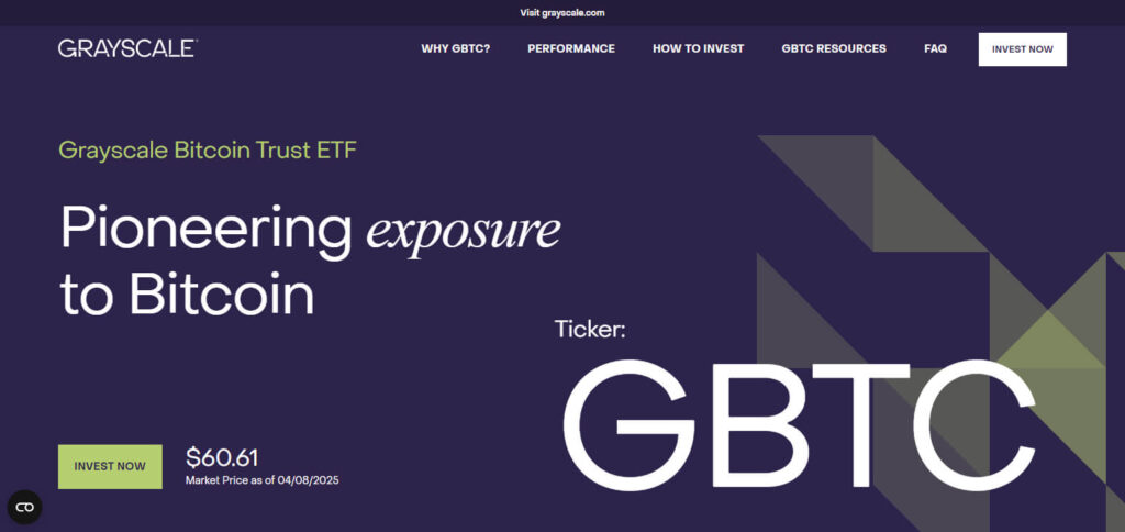 Grayscale Bitcoin Trust (GBTC)