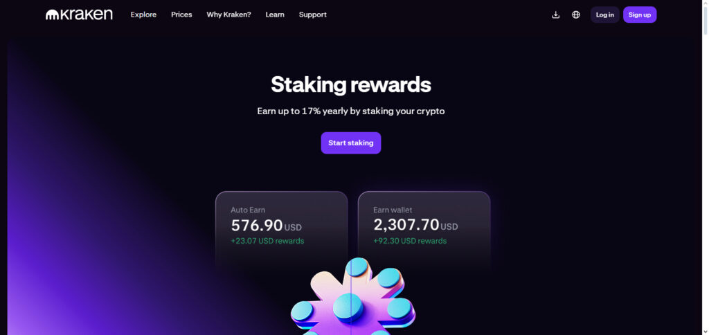 .Kraken Staking