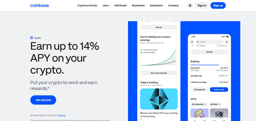 Coinbase Staking