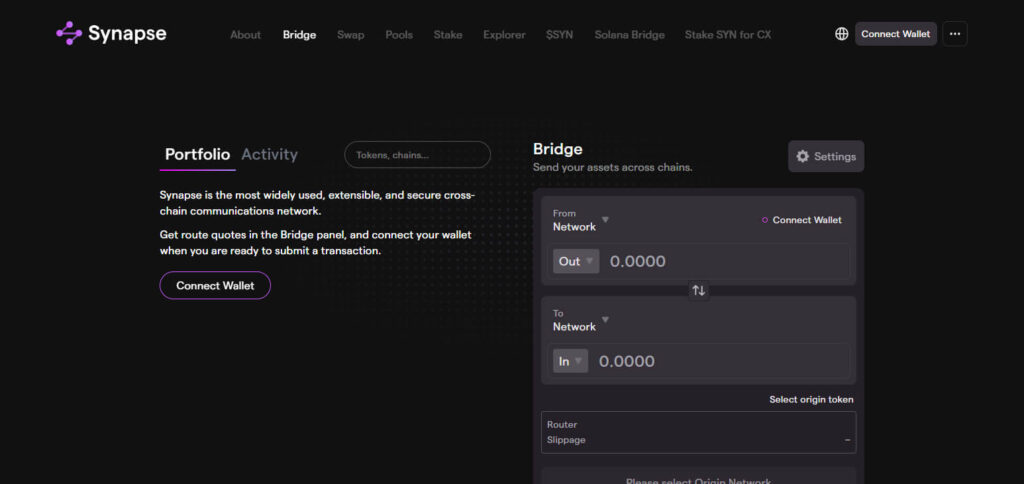 How to Set Bridging Allowances in MetaMask 4 Step 1: Visiting The Bridging Platform