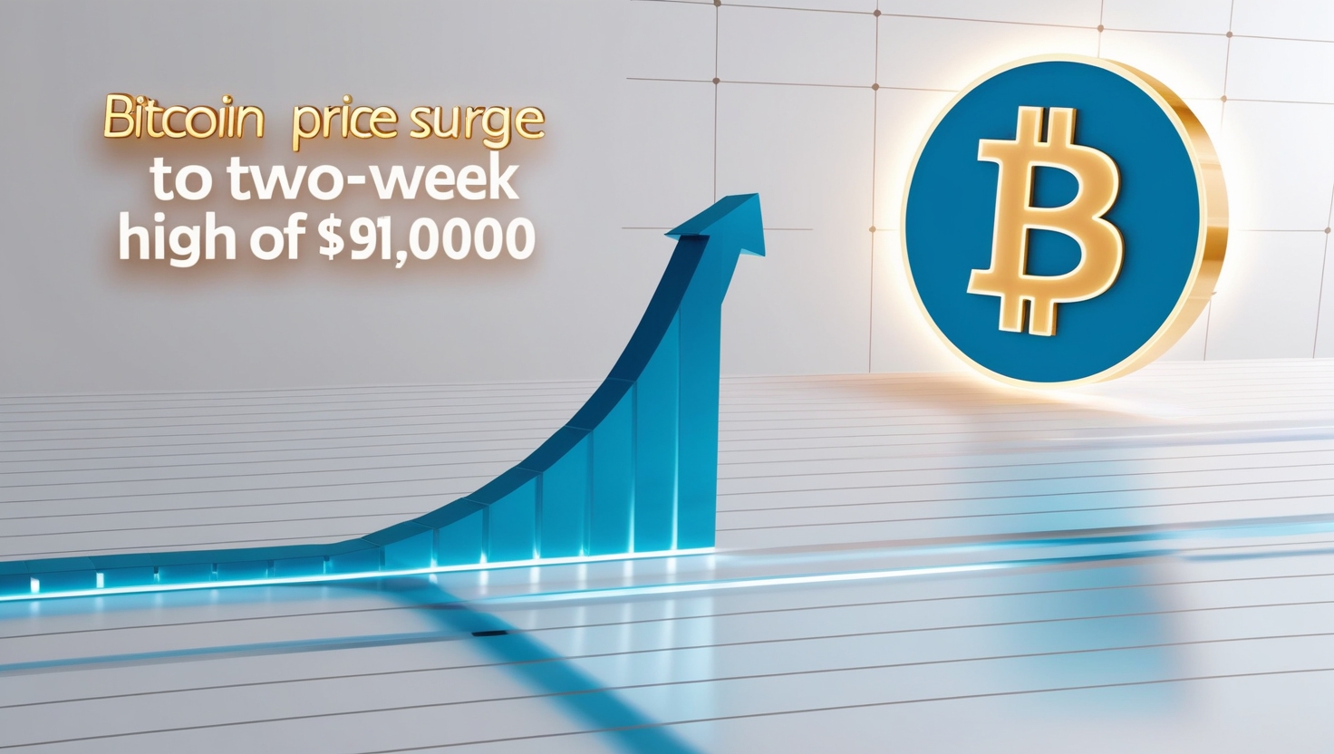 Bitcoin Price Climbs to $91K: A Two-Week High
