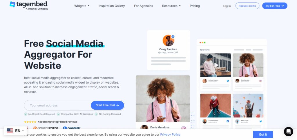10 Best Social Media Aggregator Tools for 2026 10 Tagembed