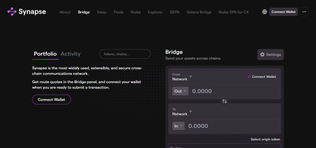 Step 1: Navigate to Synapse Protocol Site