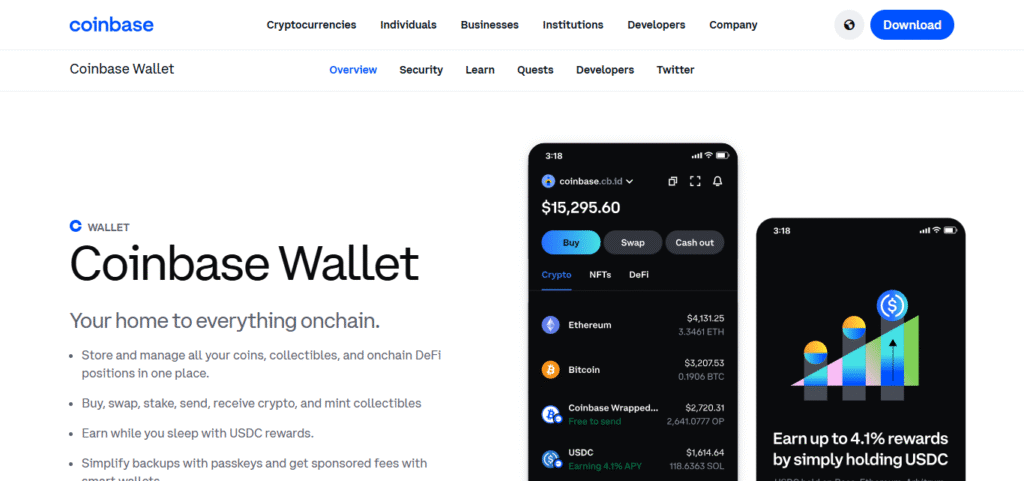 10 Best Crypto Wallet For Beginners (2025) – Recommended by ChatGPT 2 Coinbase Wallet