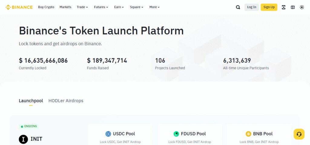 Binance Launchpad