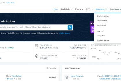 How To Track Bridging Logs On Etherscan